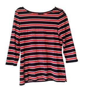 The Limited Women's Striped Top Size M Pullover Long Sleeve